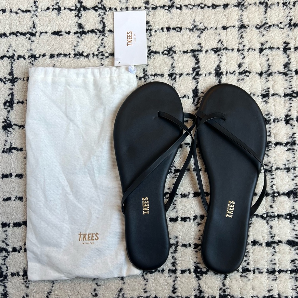 TKEES - RILEY SABLE SANDAL - BLACK
